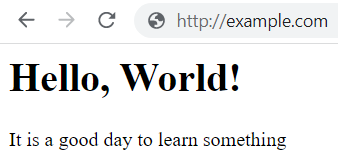 Hello World HTML Page
